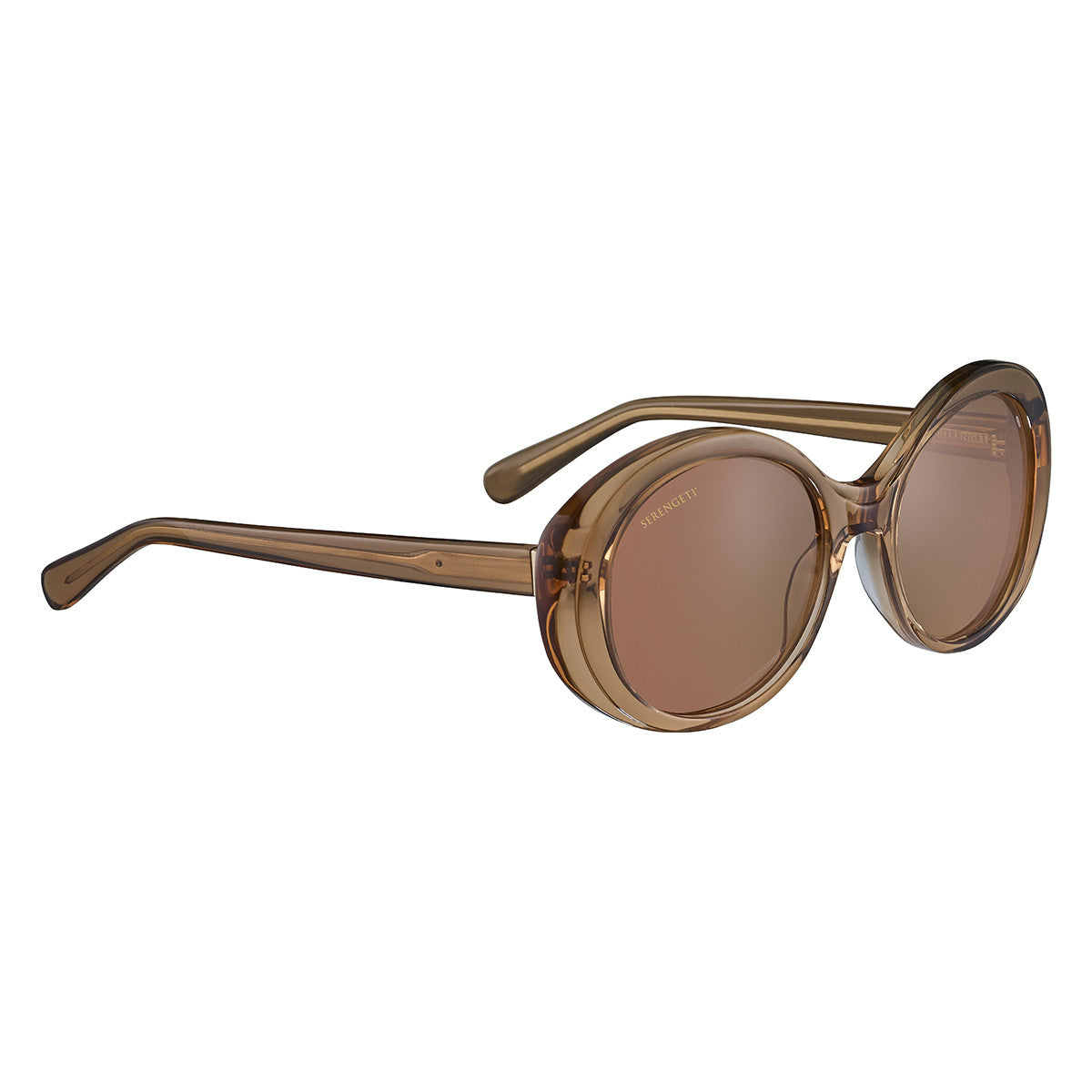 Serengeti Bacall Sunglasses  Shiny Crystal Sand Beige Small, Medium