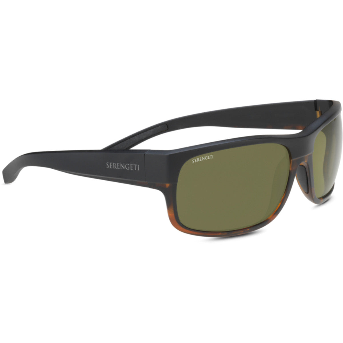 Serengeti Bergamo Sunglasses  Black Tortoise Matte Medium