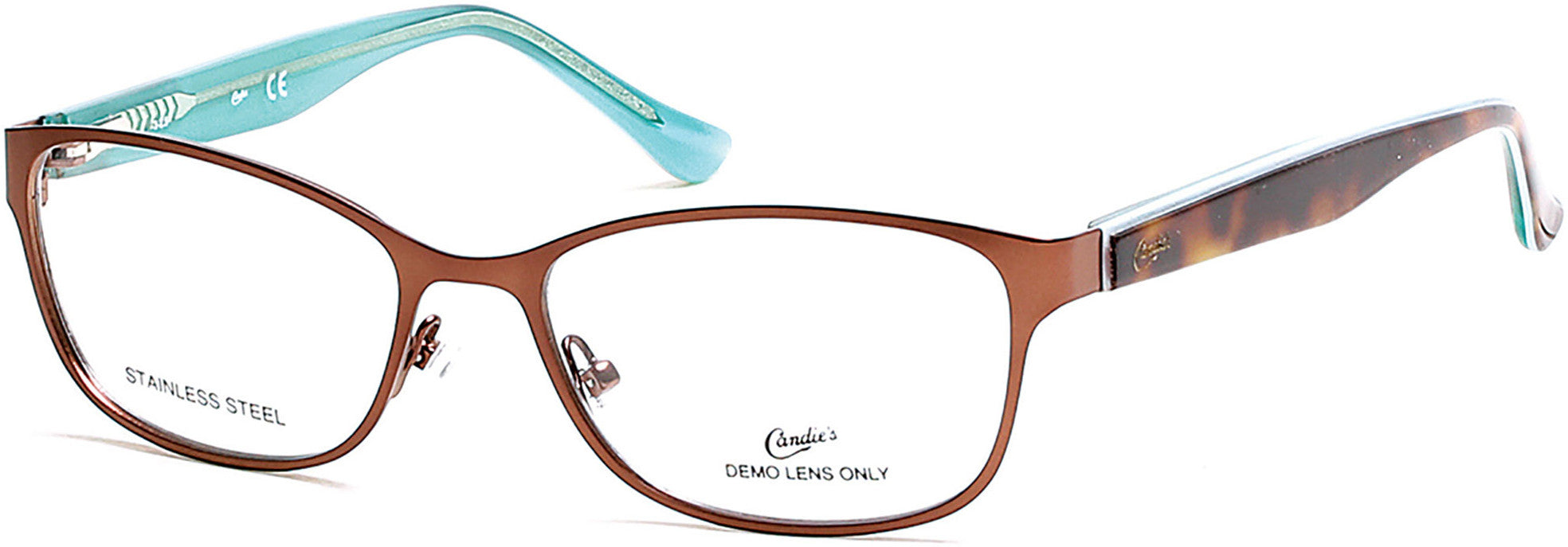 Candies CA0135 Geometric Eyeglasses 047-047 - Light Brown/other