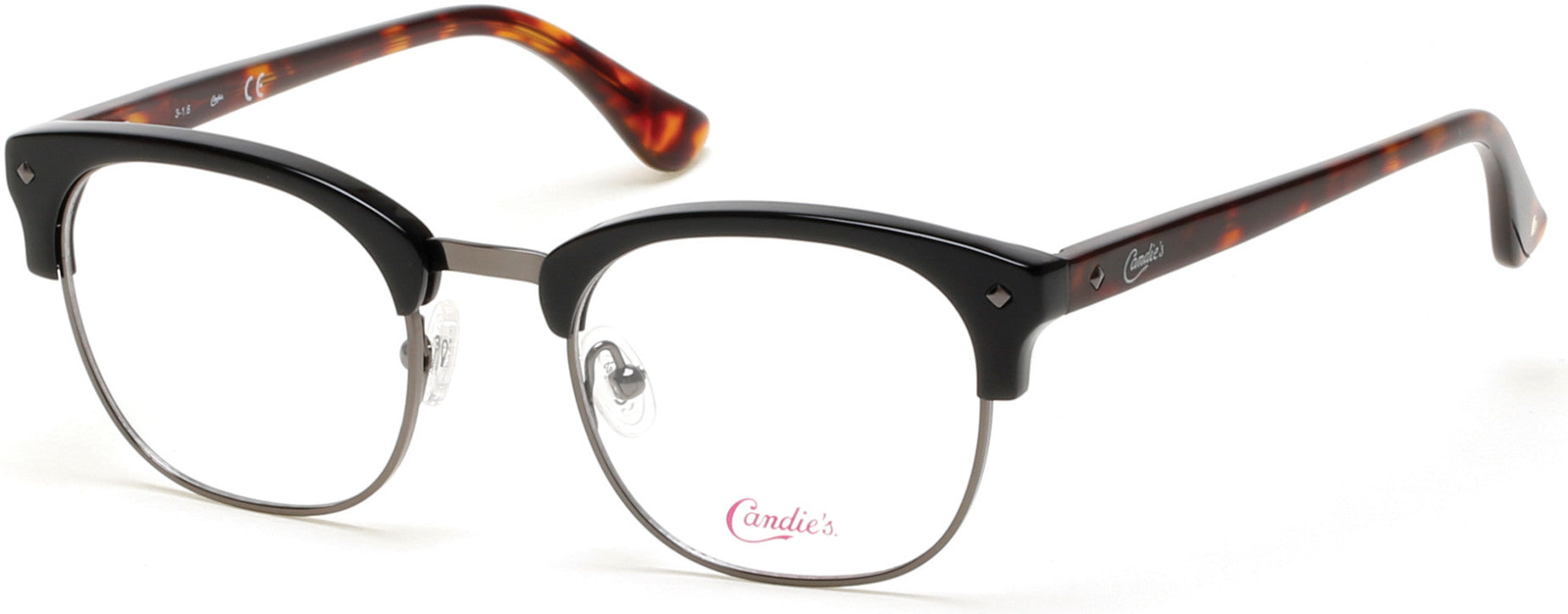 Candies CA0140 Geometric Eyeglasses 005-005 - Black/other