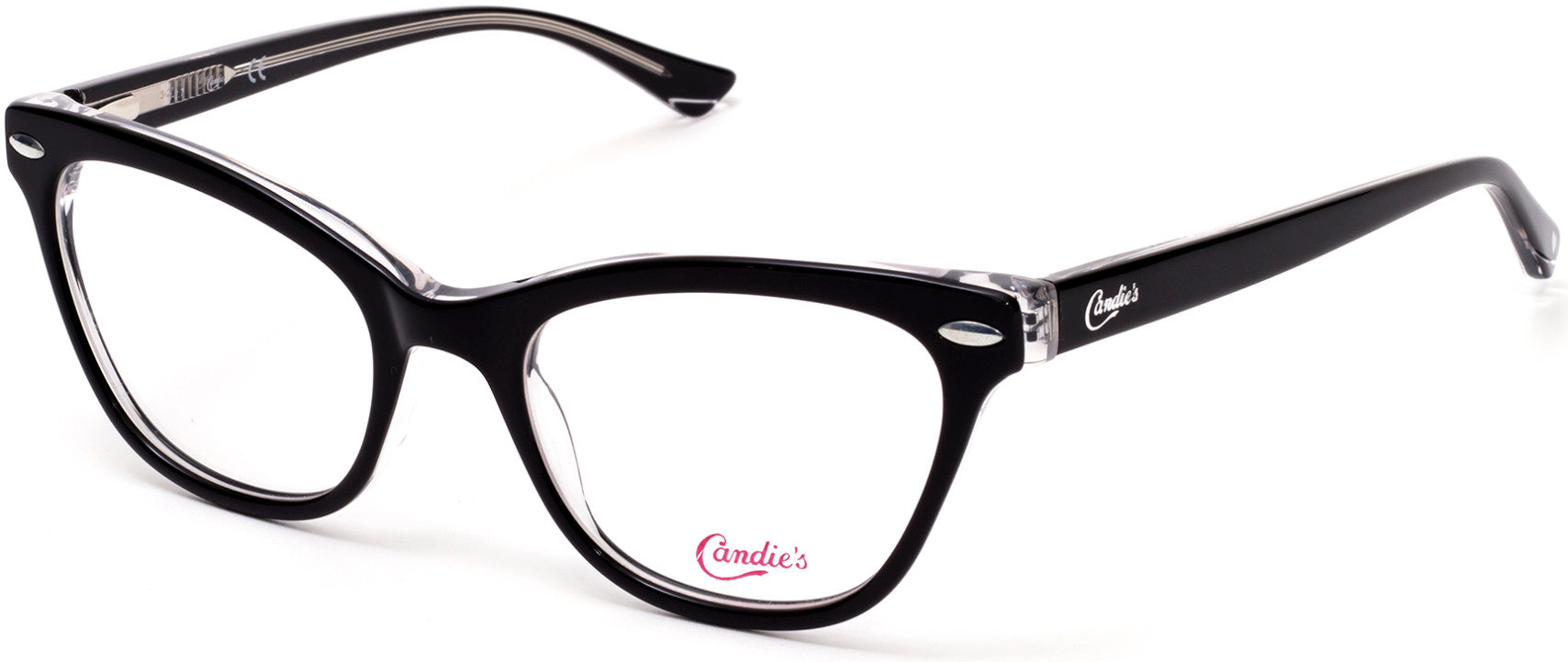 Candies CA0161 Cat Eyeglasses 003-003 - Black/crystal