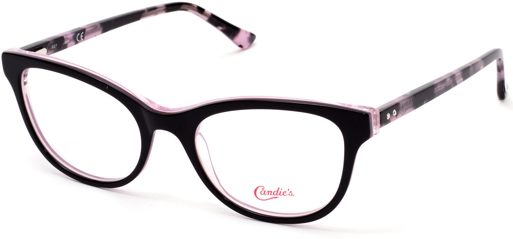 Candies CA0162 Round Eyeglasses 005-005 - Black
