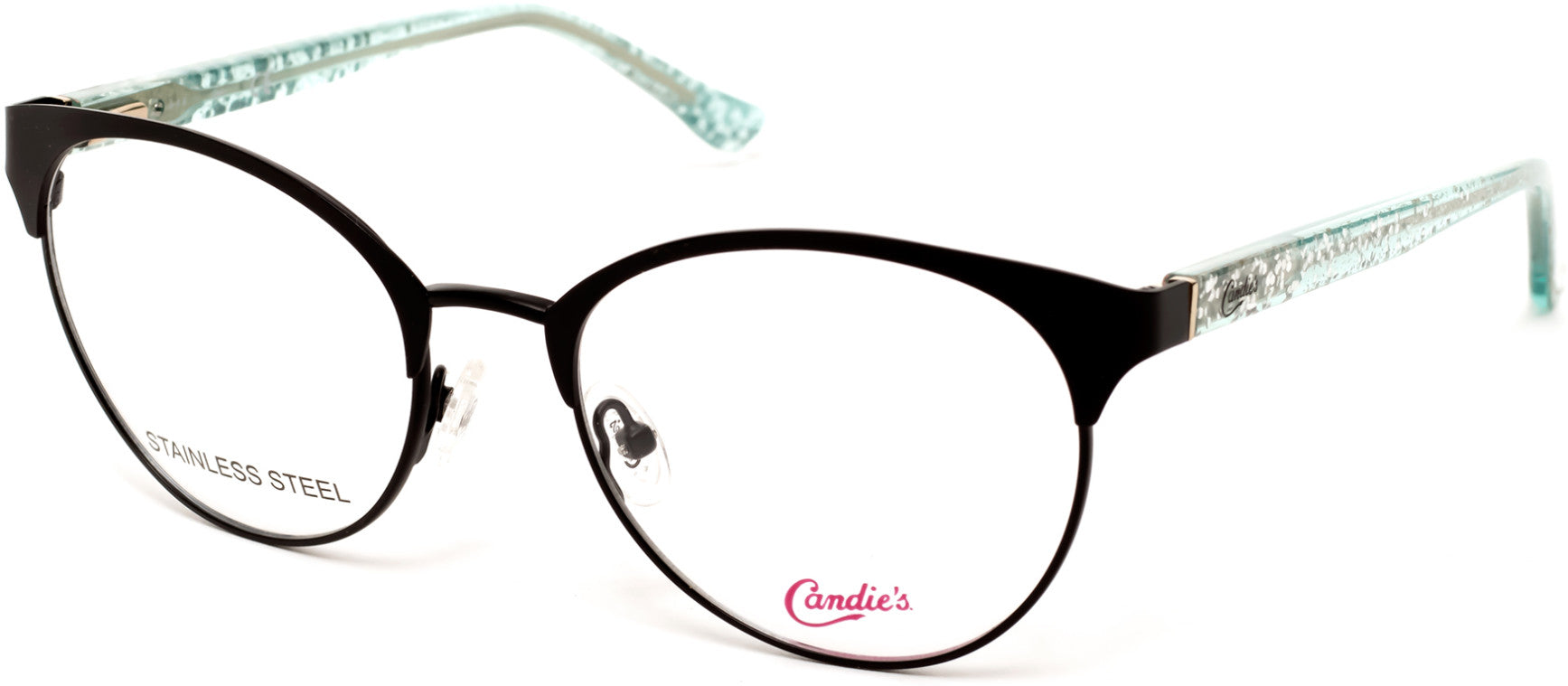 Candies CA0166 Round Eyeglasses 002-002 - Matte Black