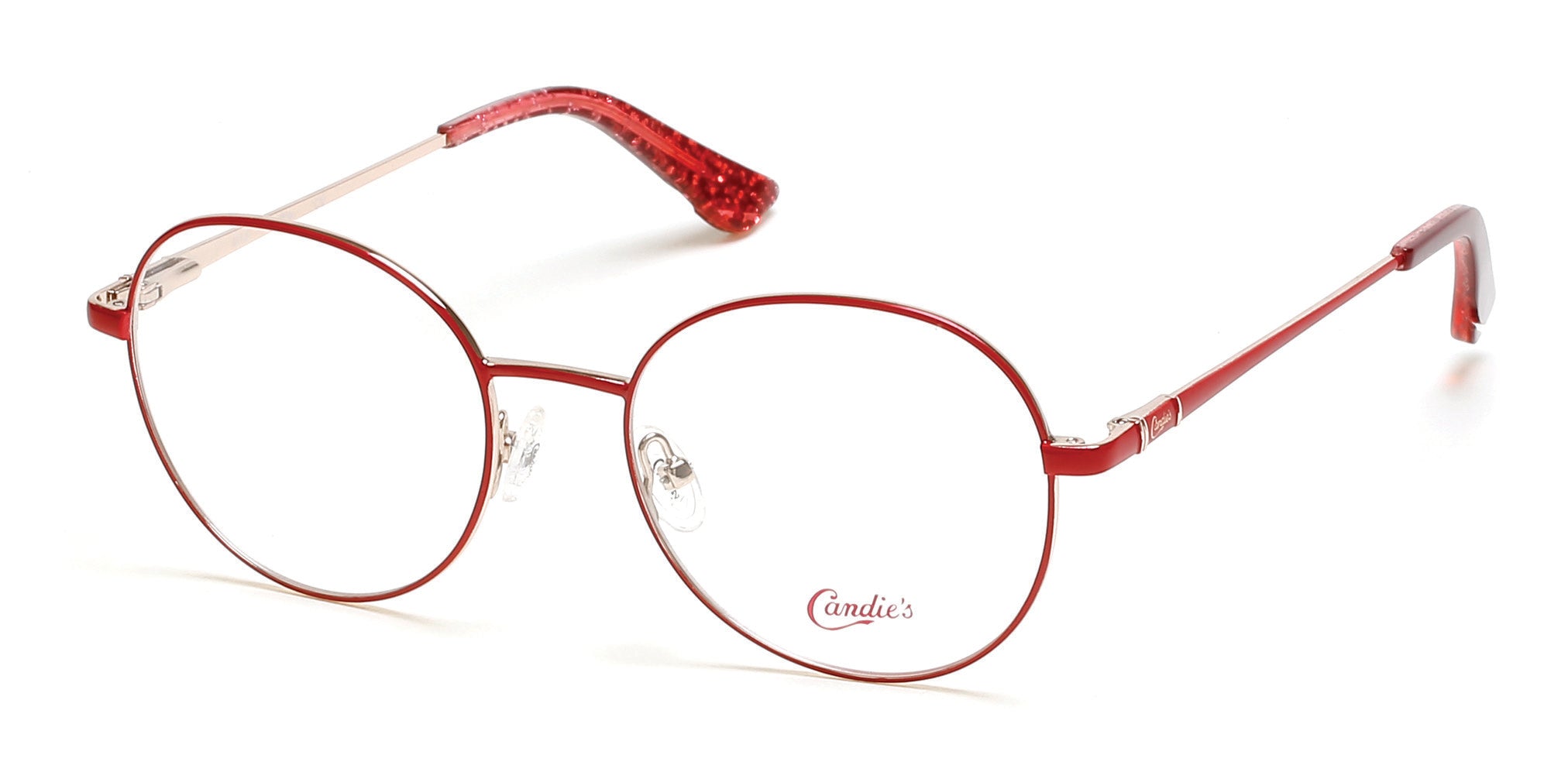 Candies CA0167 Oval Eyeglasses 066-066 - Shiny Red