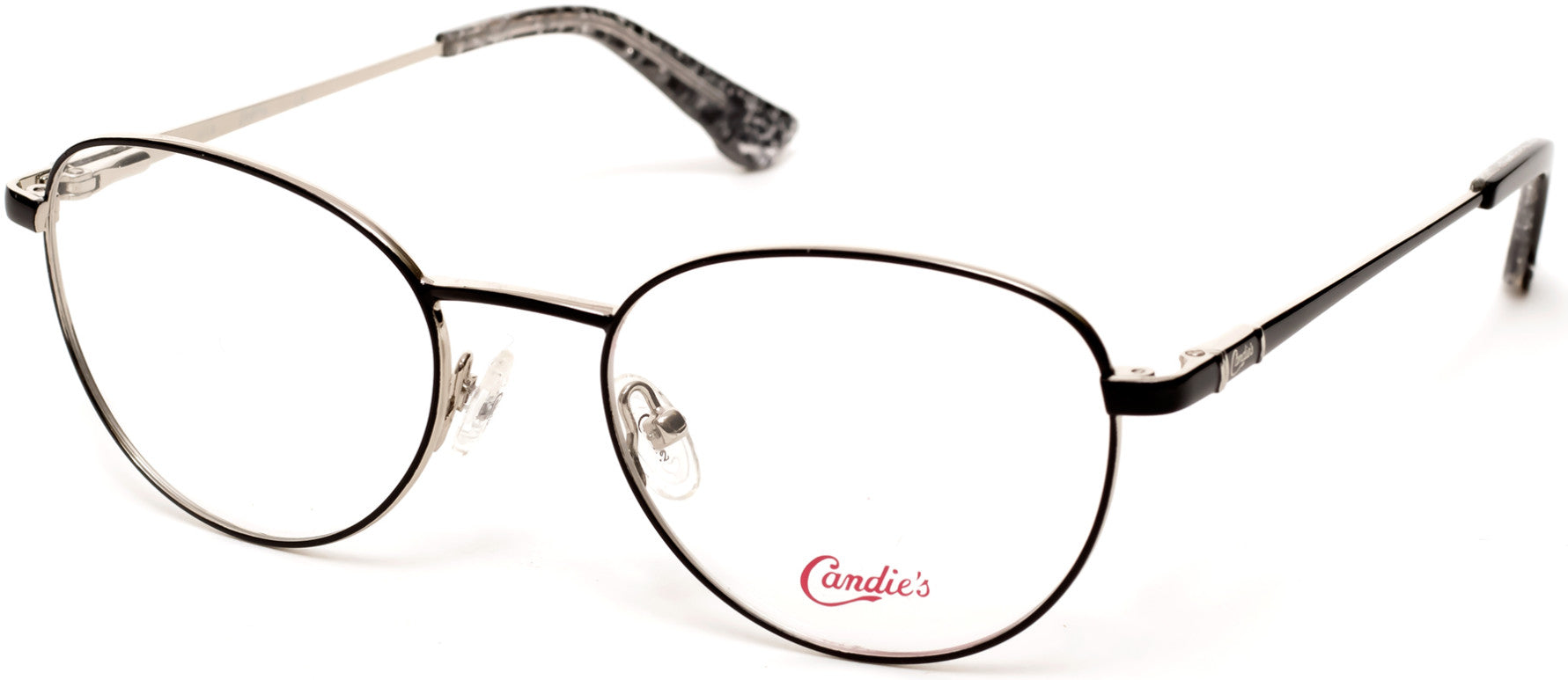 Candies CA0168 Oval Eyeglasses 001-001 - Shiny Black