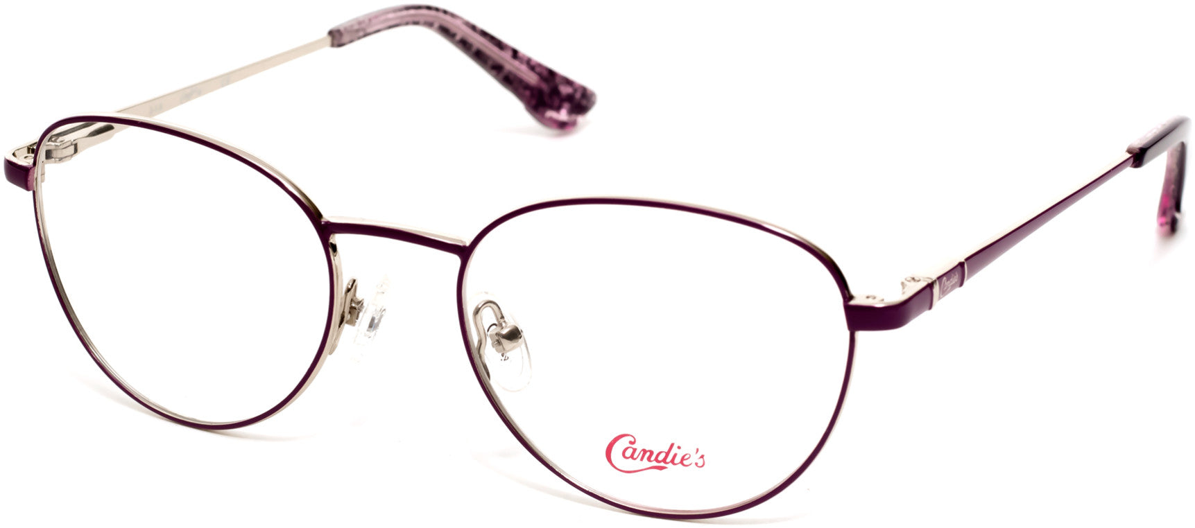 Candies CA0168 Oval Eyeglasses 078-078 - Shiny Lilac