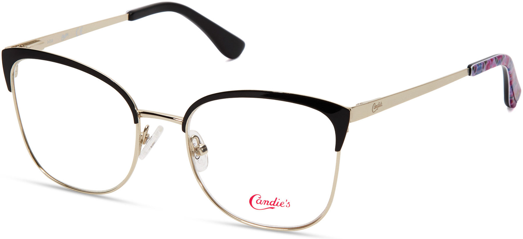 Candies CA0171 Cat Eyeglasses 001-001 - Shiny Black