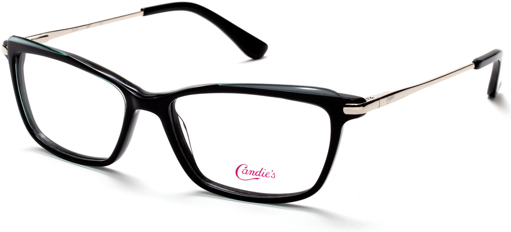 Candies CA0174 Geometric Eyeglasses 001-001 - Shiny Black