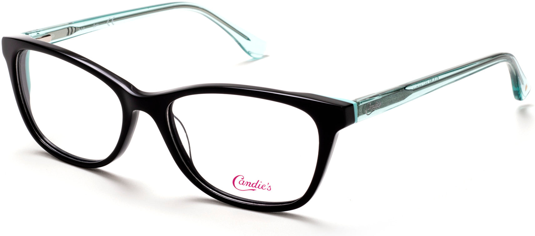 Candies CA0176 Cat Eyeglasses 001-001 - Shiny Black