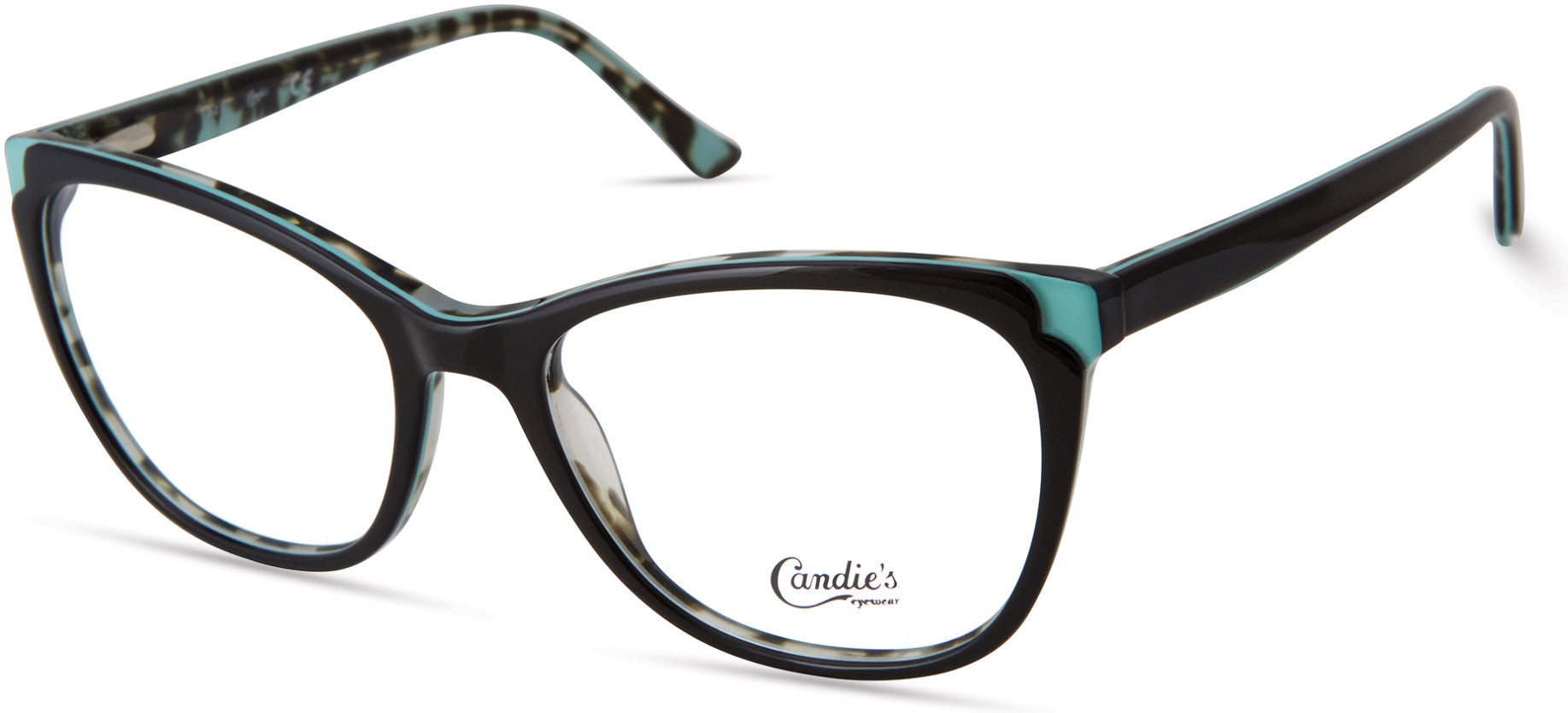 Candies CA0188 Square Eyeglasses 001-001 - Shiny Black