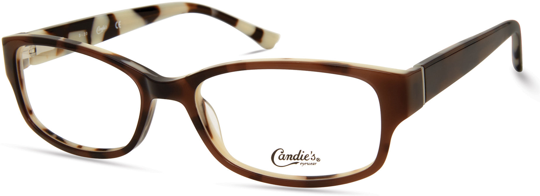Candies CA0198 Rectangular Eyeglasses 047-047 - Light Brown