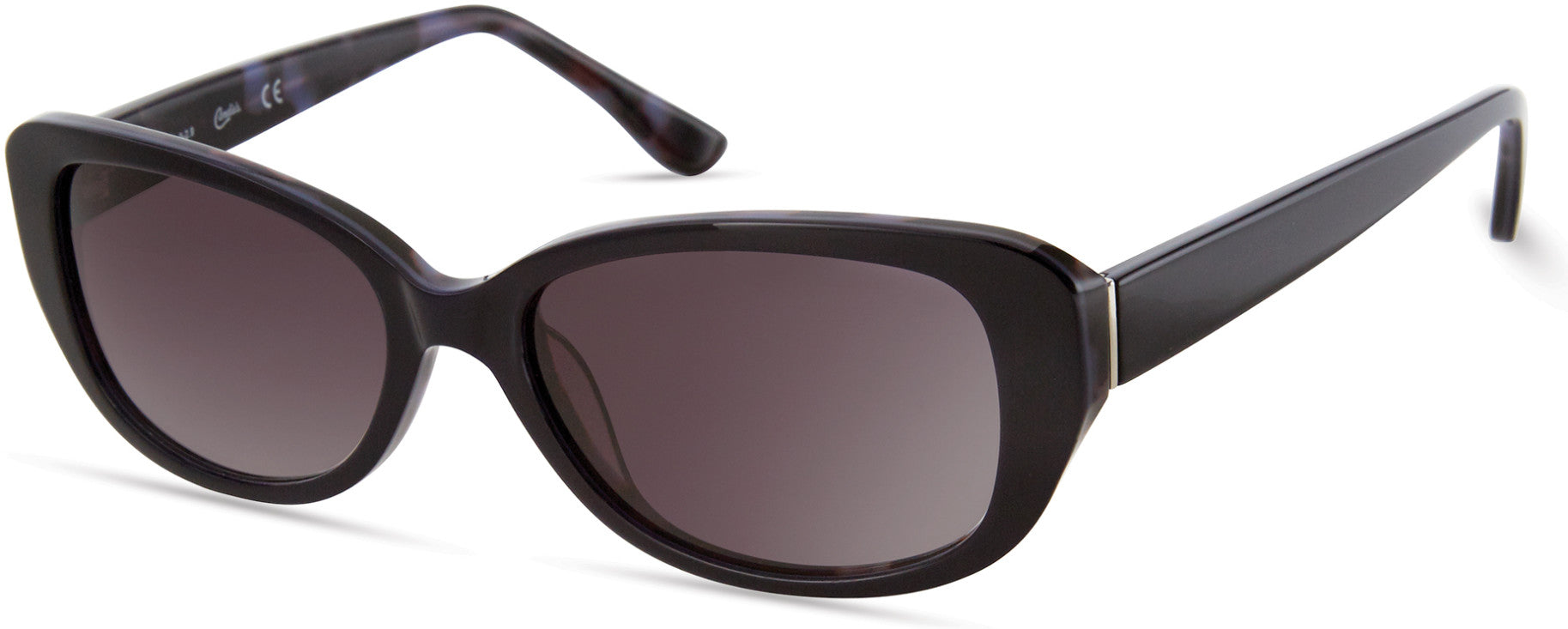 Candies CA1036 Oval Sunglasses 90B-90B - Shiny Blue / Gradient Smoke