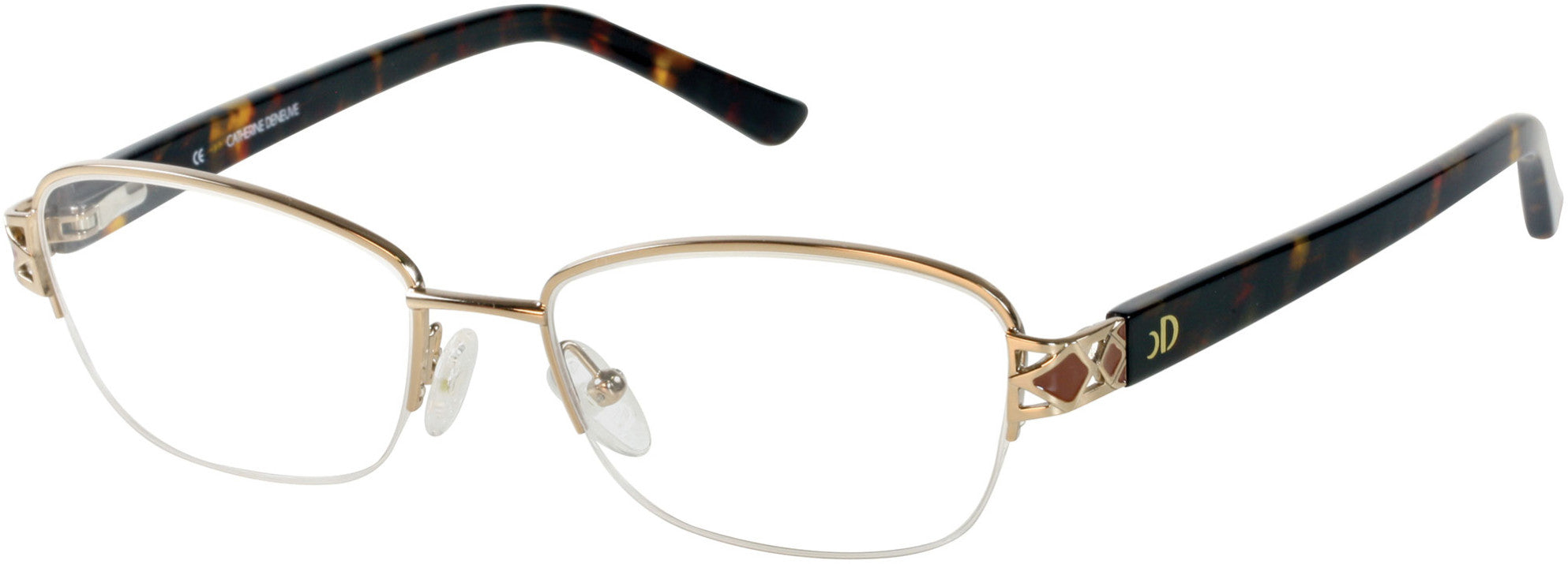 Catherine Deneuve CD0356 Eyeglasses H54-H54 - Pink Gold