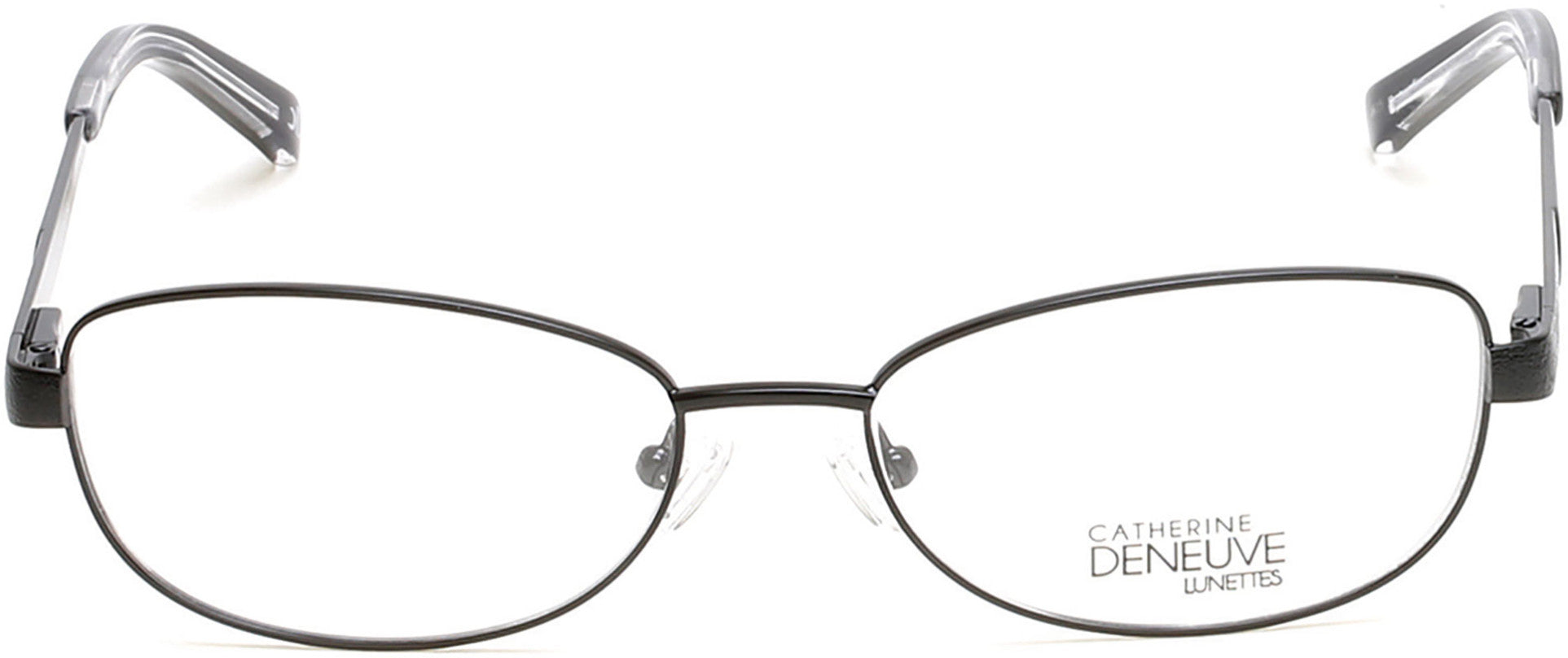 Catherine Deneuve CD0397 Oval Eyeglasses 001-001 - Shiny Black