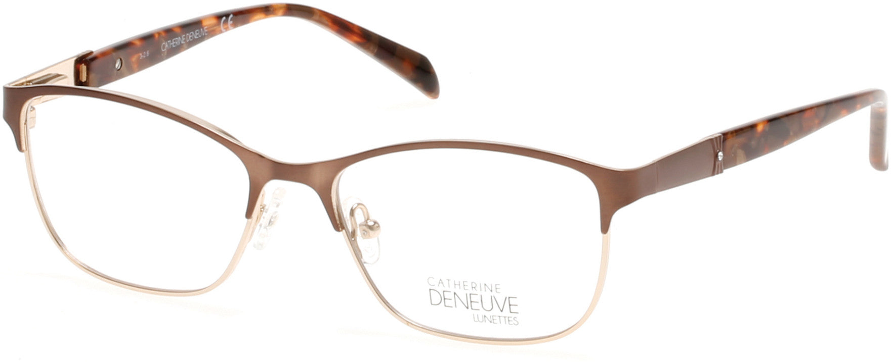 Catherine Deneuve CD0411 Eyeglasses 047-047 - Light Brown