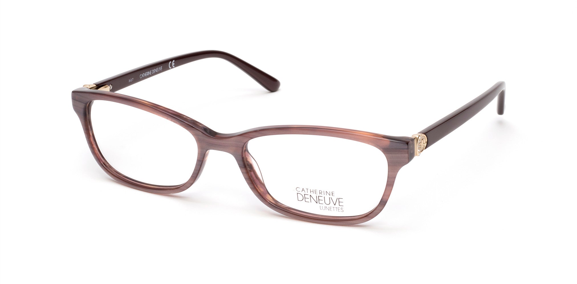 Catherine Deneuve CD0418 Oval Eyeglasses 047-047 - Light Brown