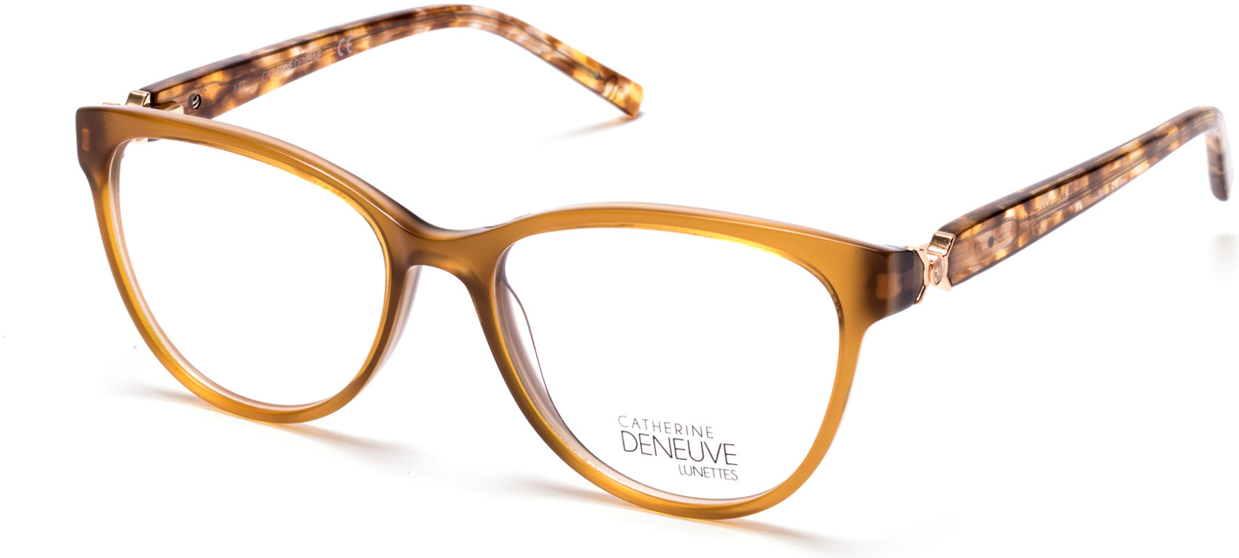 Catherine Deneuve CD0420 Round Eyeglasses 047-047 - Light Brown