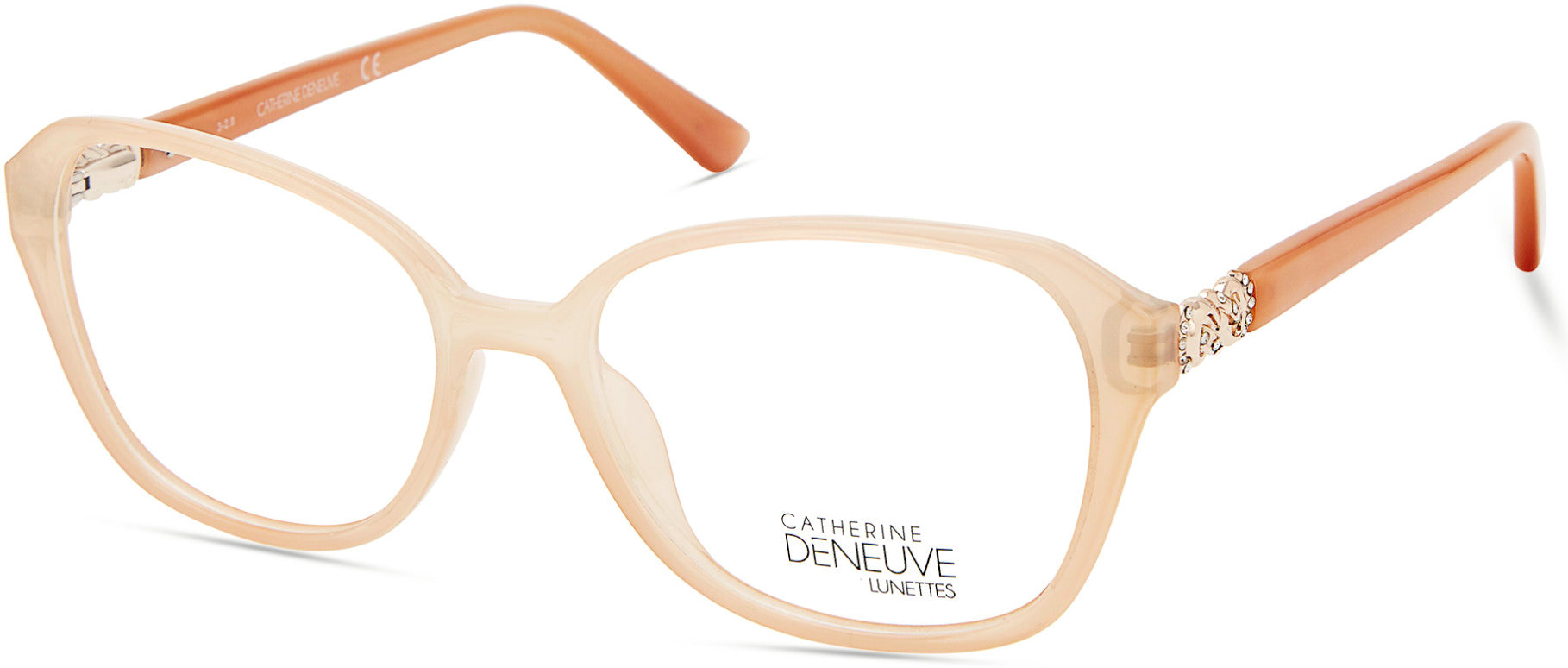 Catherine Deneuve CD0427 Square Eyeglasses 045-045 - Shiny Light Brown