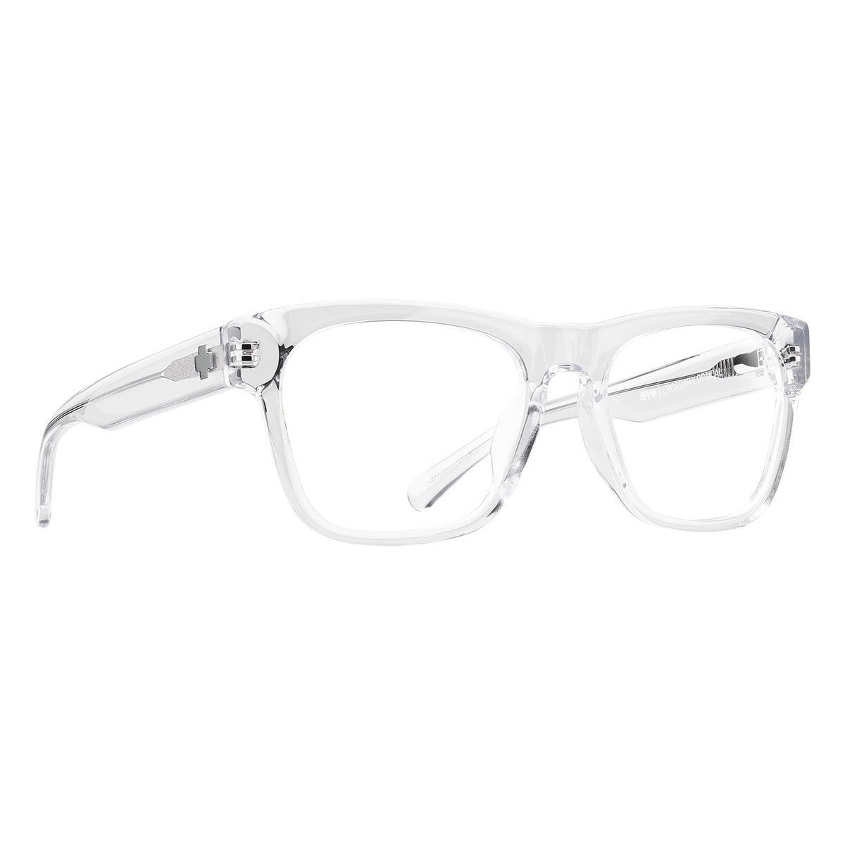 Spy Crossway Optical 58 Eyeglasses  Crystal Medium-Large M 56-58