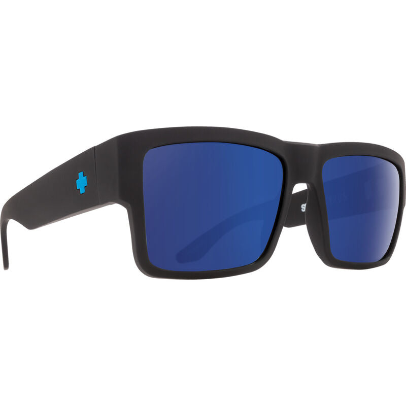 Spy Cyrus Low Bridge Fit Sunglasses  Soft Matte Black 58-17-145 M-L 54-61