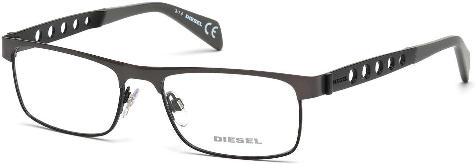 Diesel DL5114 Geometric Eyeglasses 020-020 - Grey