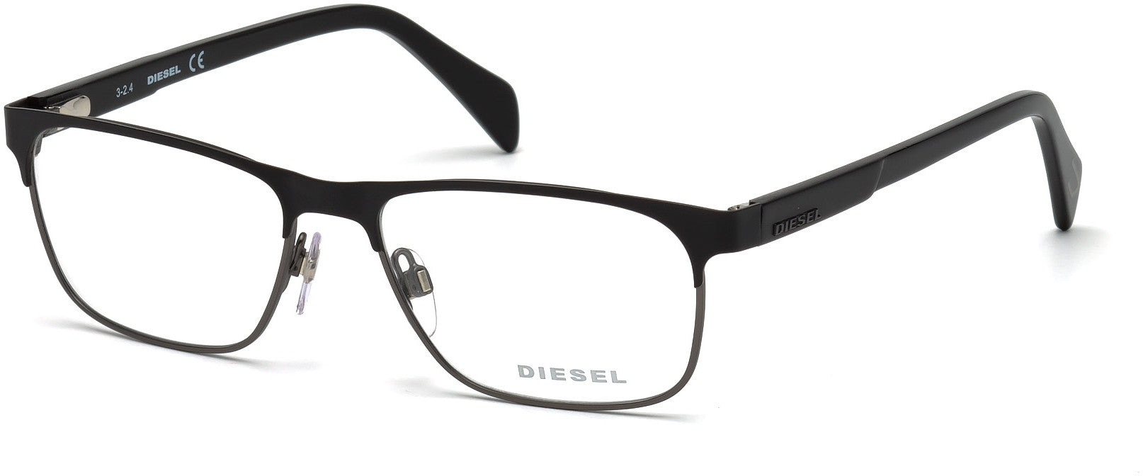 Diesel DL5171 Rectangular Eyeglasses 005-005 - Black