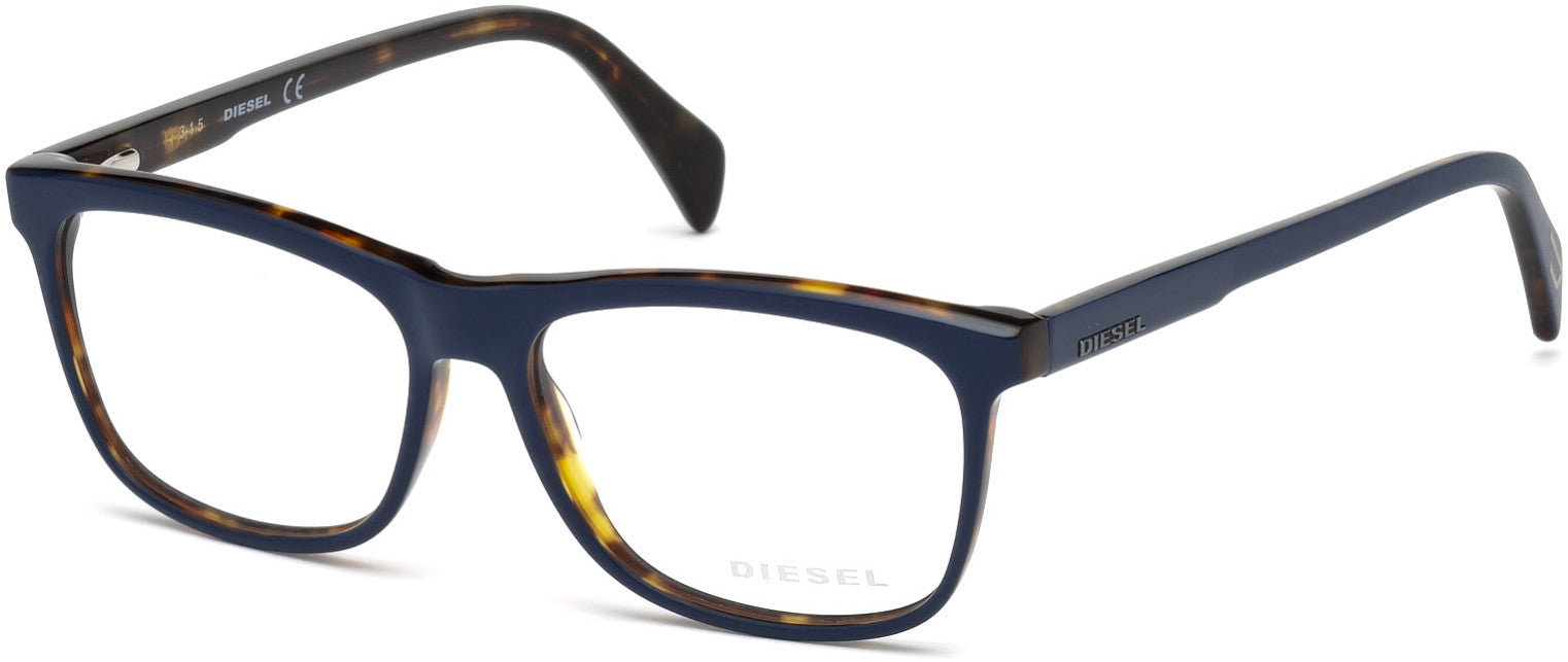 Diesel DL5183 Rectangular Eyeglasses 092-092 - Blue/other