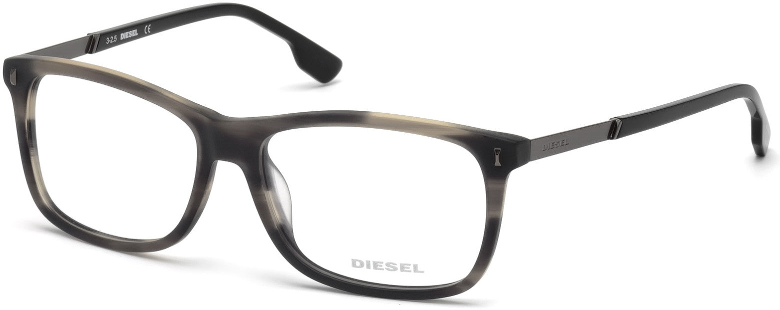 Diesel DL5199 Rectangular Eyeglasses 005-005 - Black