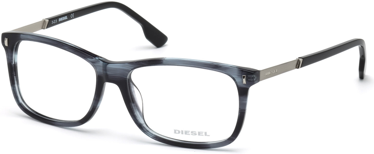 Diesel DL5199 Rectangular Eyeglasses 092-092 - Blue