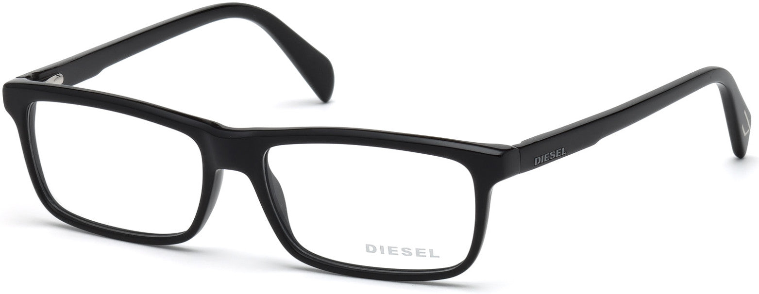 Diesel DL5203 Rectangular Eyeglasses 002-002 - Matte Black