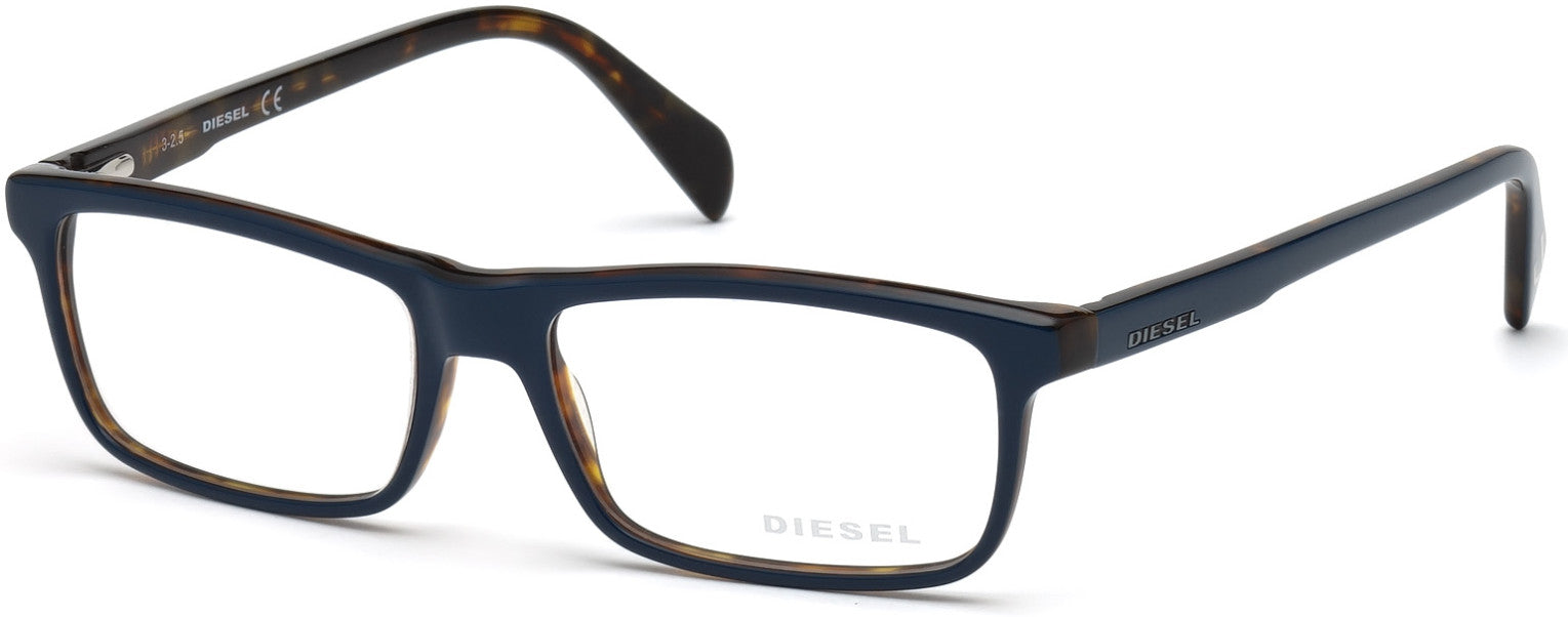 Diesel DL5203 Rectangular Eyeglasses 092-092 - Blue