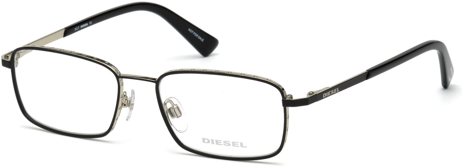Diesel DL5273 Rectangular Eyeglasses 005-005 - Black/other