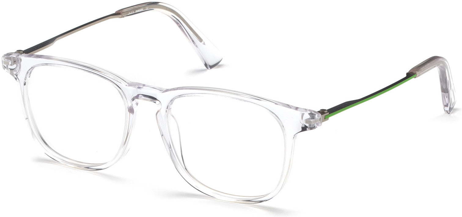 Diesel DL5313 Square Eyeglasses 026-026 - Crystal