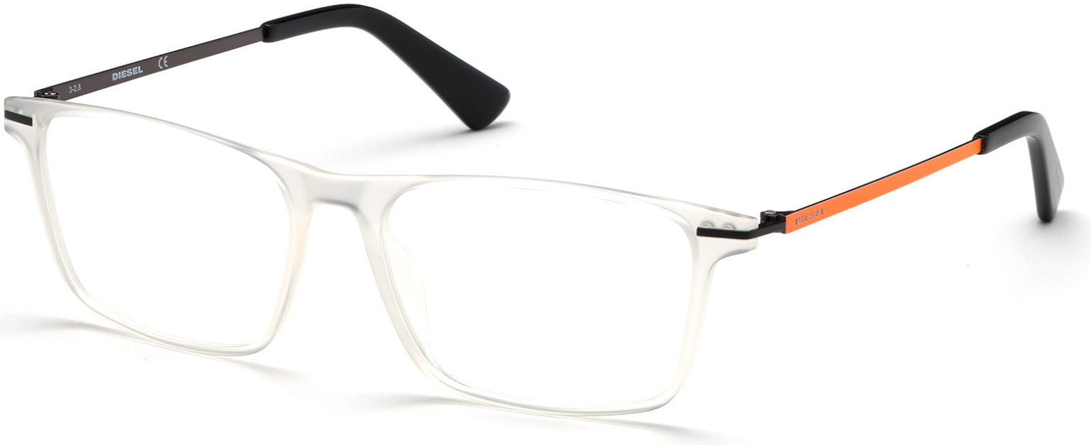 Diesel DL5316 Rectangular Eyeglasses 026-026 - Crystal