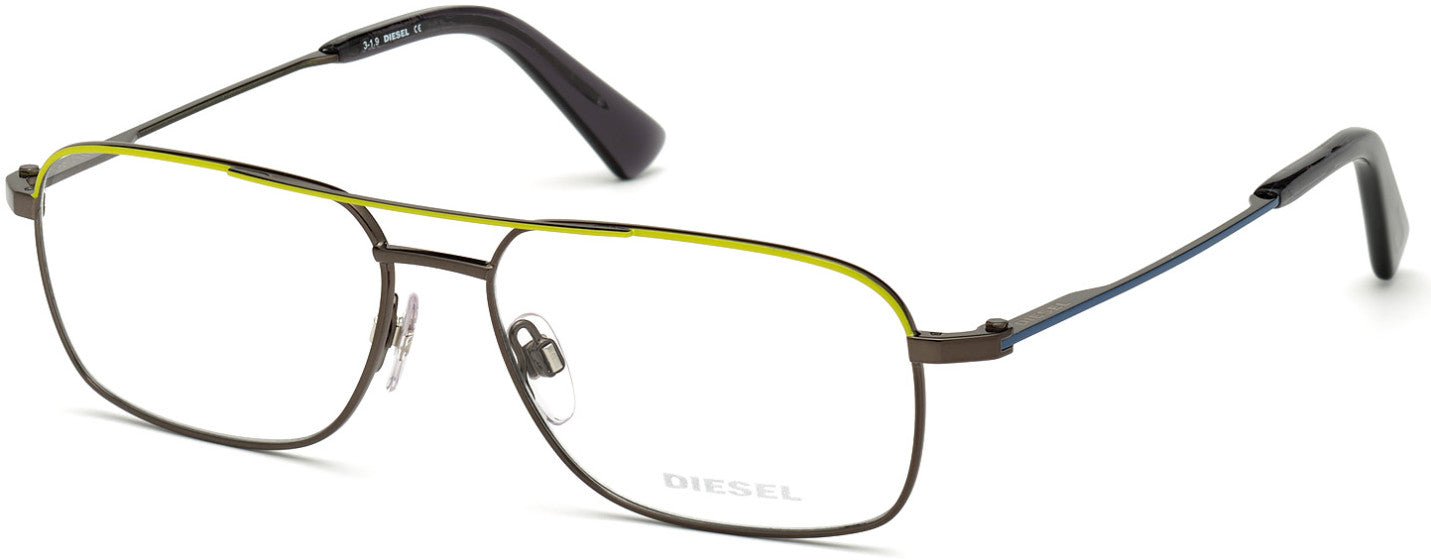 Diesel DL5353 Square Eyeglasses 041-041 - Yellow