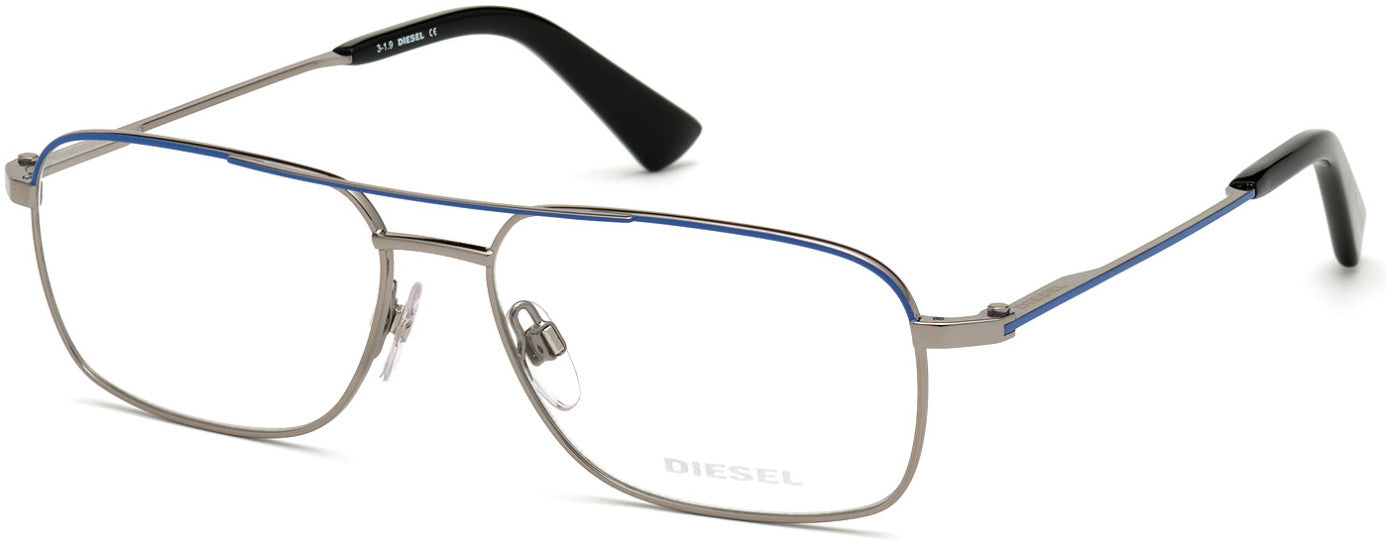 Diesel DL5353 Square Eyeglasses 092-092 - Blue