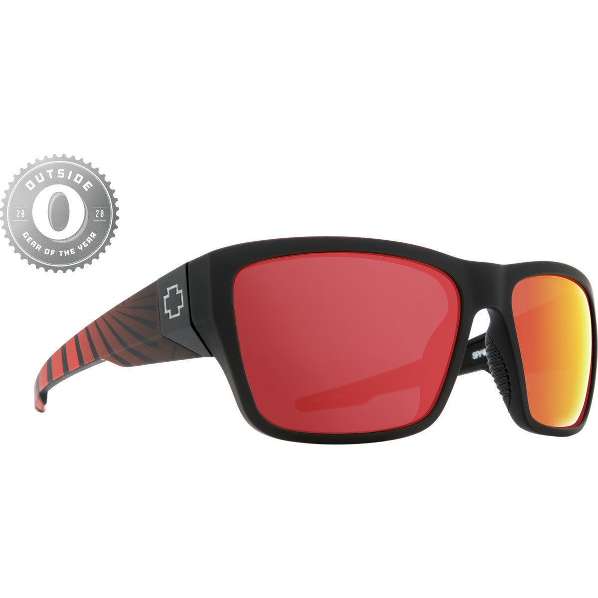 Spy Dirty MO 2 Sunglasses  Matte Black Red Burst 58-16-130