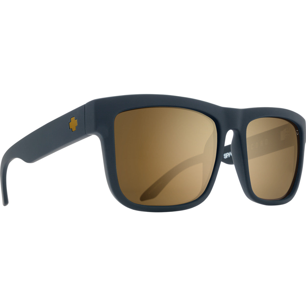 Spy Discord Low Bridge Fit Sunglasses  Soft Matte Black 57-17-145 M-L 54-61