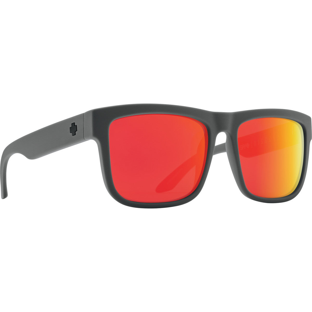 Spy Discord Sunglasses  Soft Matte Dark Gray 57-17-145 M-L 54-61