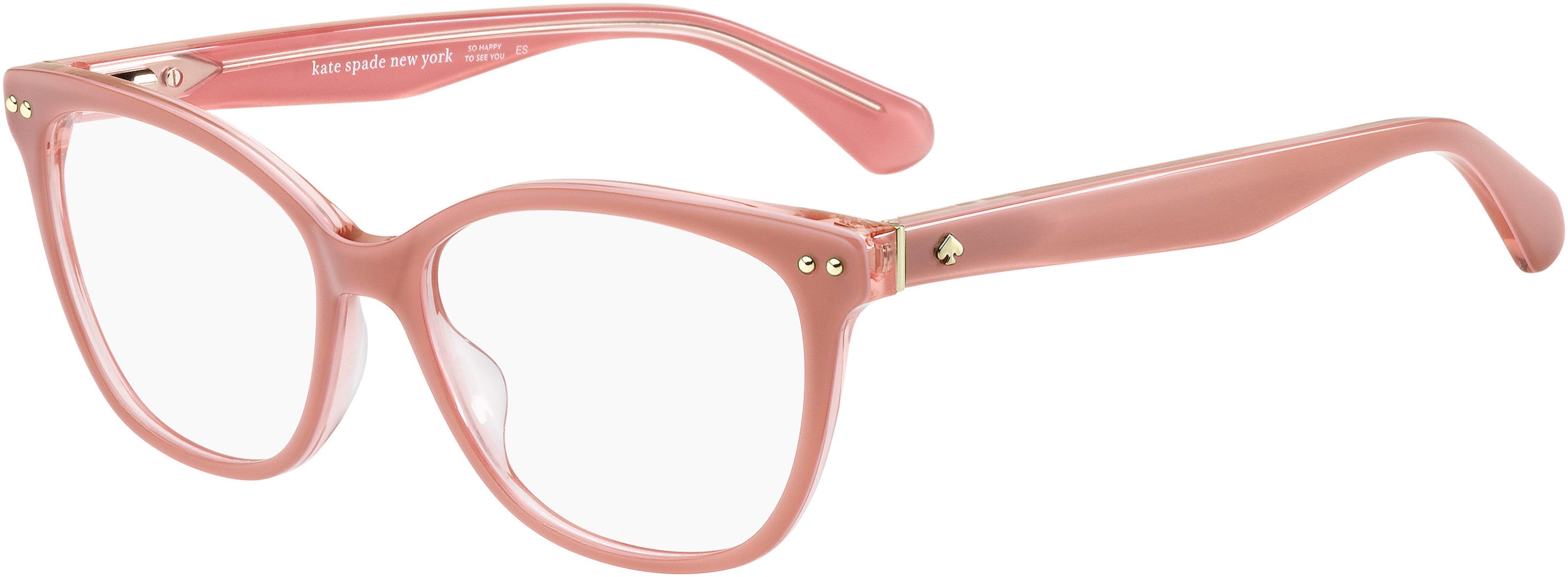 Kate Spade Adrie Square Eyeglasses 035J-035J  Pink (00 Demo Lens)
