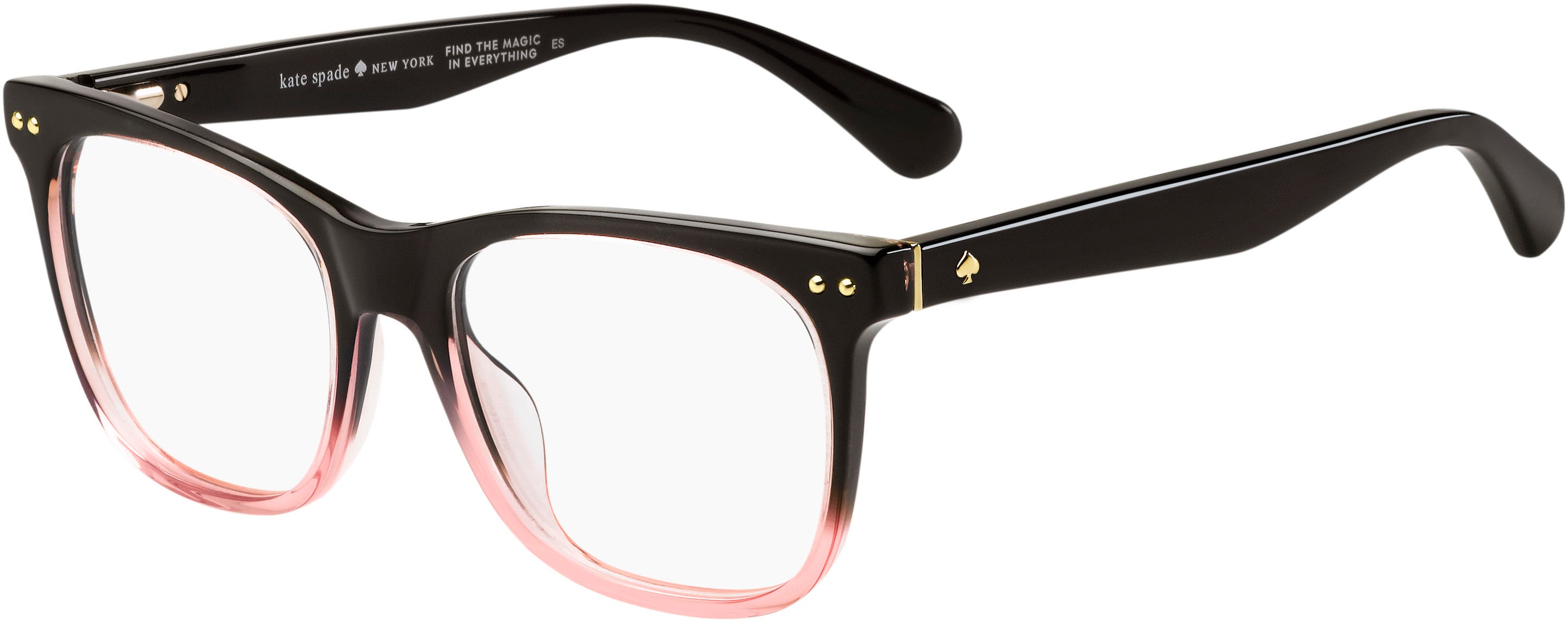 Kate Spade Aniyah Square Eyeglasses 07HH-07HH  Gray Pink (00 Demo Lens)