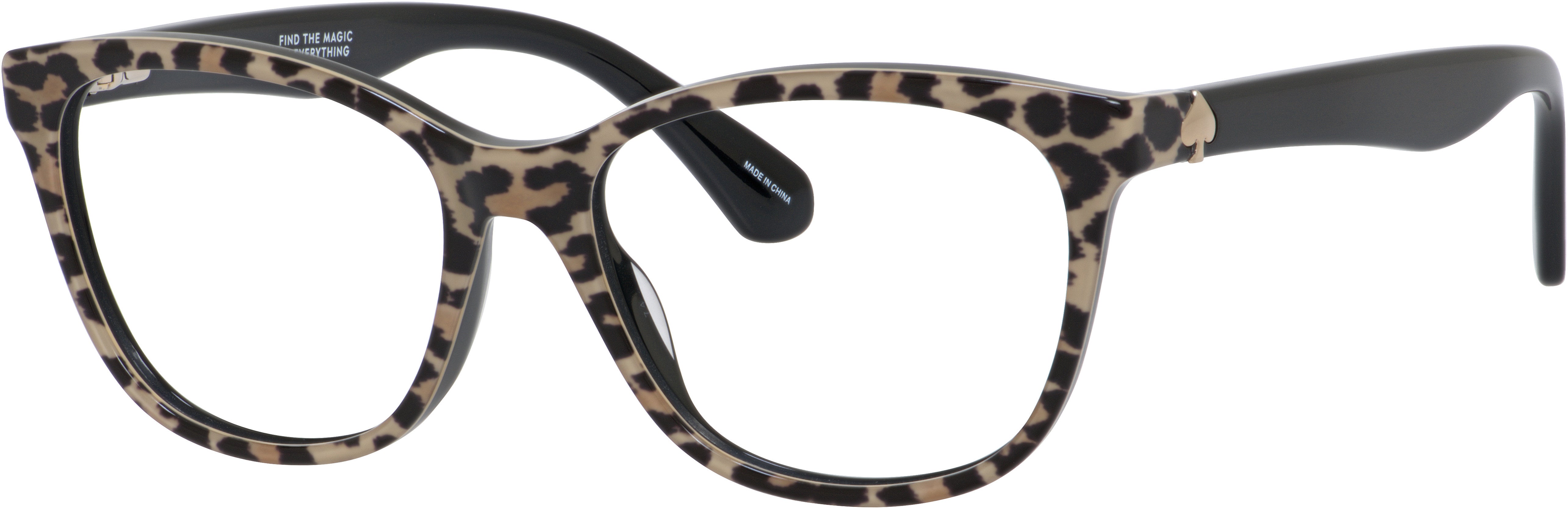 Kate Spade Atalina Rectangular Eyeglasses 0INA-0INA  Dmnfbr Black (00 Demo Lens)
