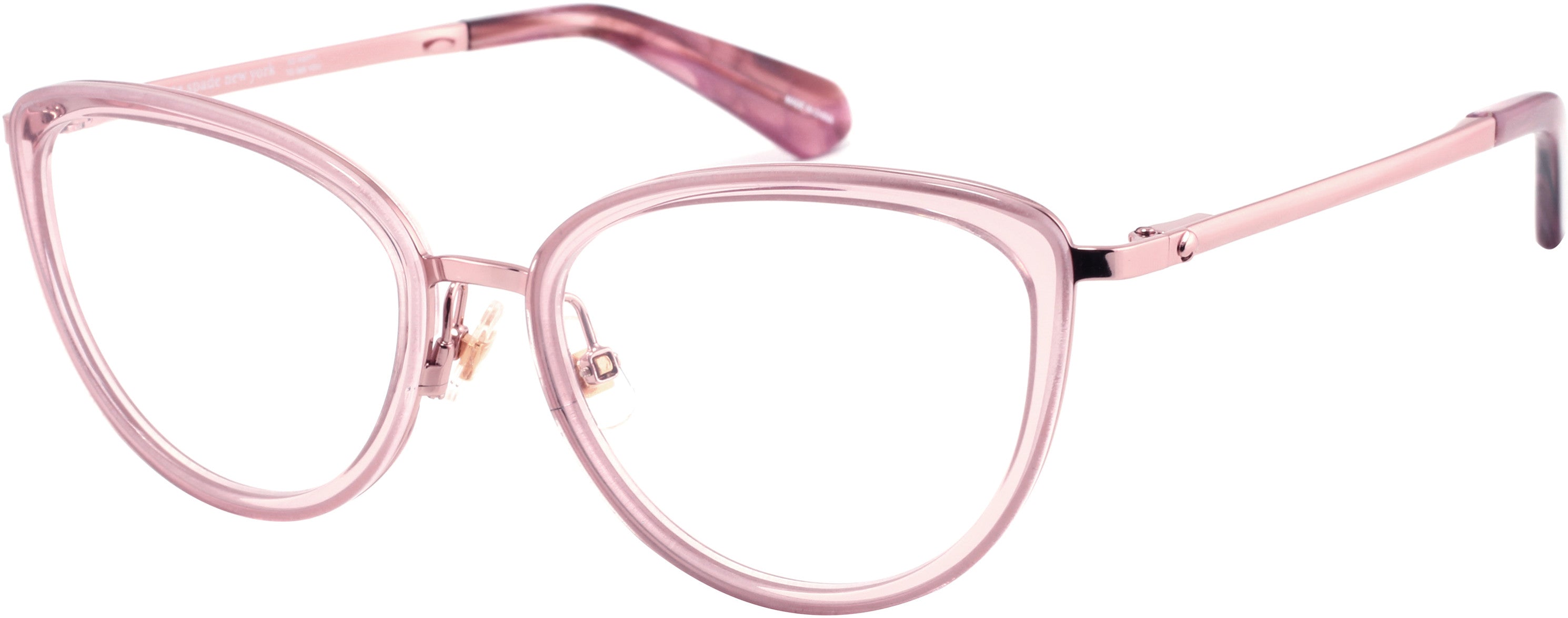 Kate Spade Audri/G Cat Eye/butterfly Eyeglasses 035J-035J  Pink (00 Demo Lens)