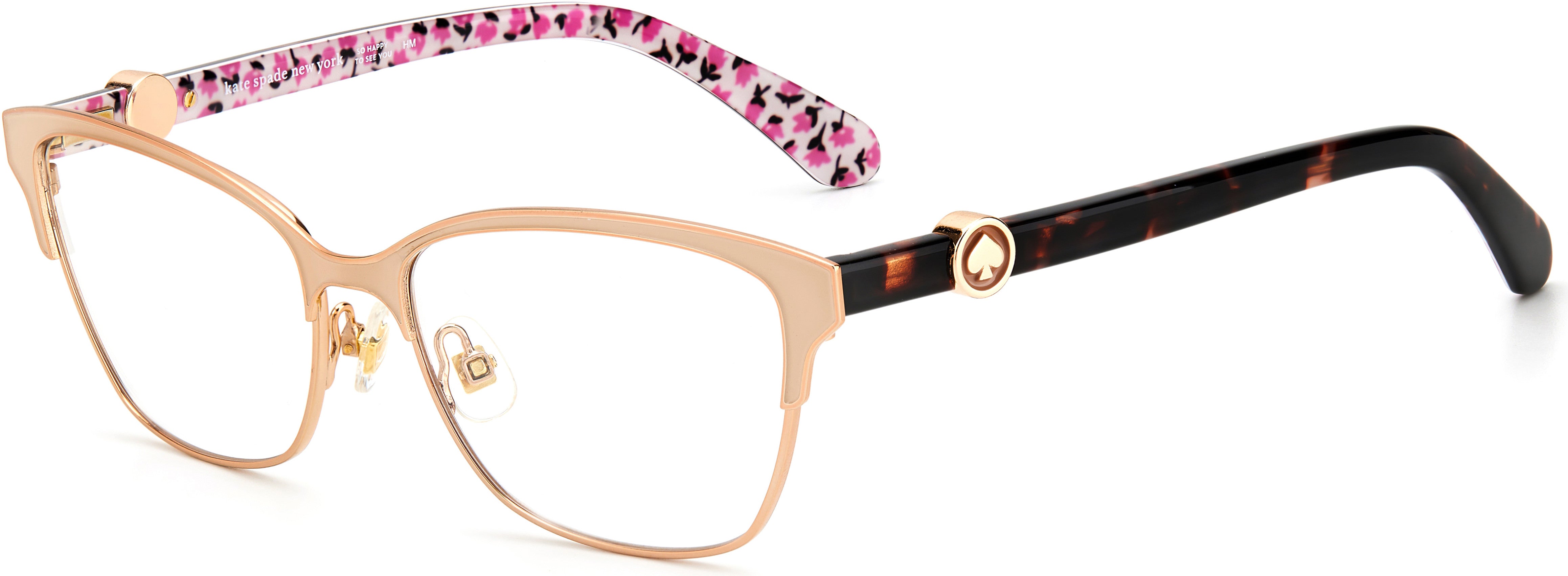 Kate Spade Audrina/G Cat Eye/butterfly Eyeglasses 035J-035J  Pink (00 Demo Lens)