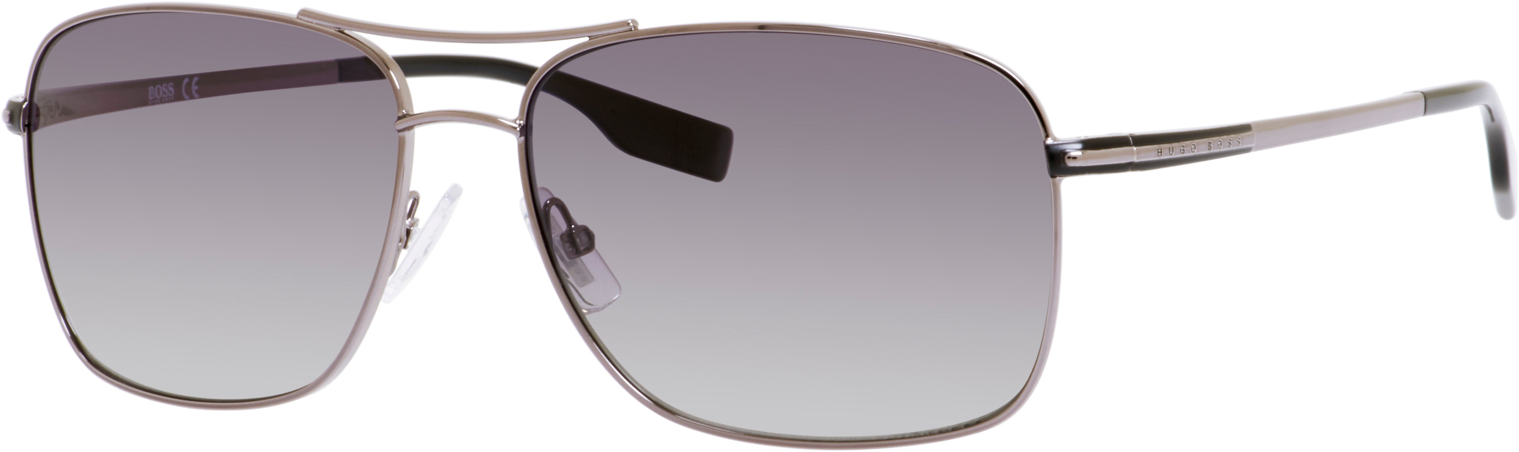 Boss (hub) Boss 0581/P/S Rectangular Sunglasses 0AGL-0AGL  Dark Ruthenium (WJ Gray Sf Pz)