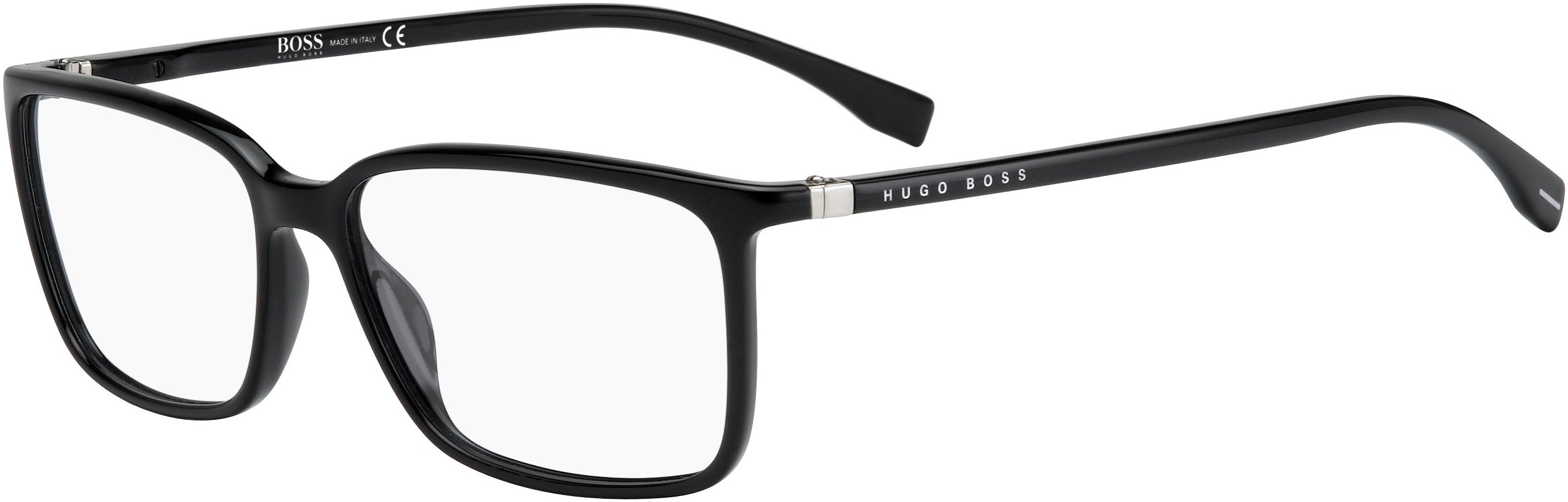 Boss (hub) Boss 0679/N Rectangular Eyeglasses 0807-0807  Black (00 Demo Lens)