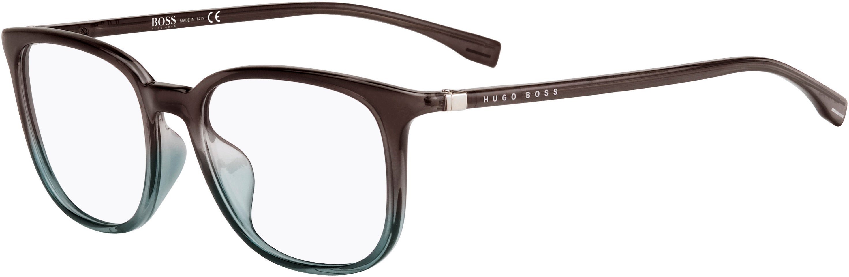 Boss (hub) Boss 0693/F Rectangular Eyeglasses 0TV9-0TV9  Mrn Petroleum (00 Demo Lens)