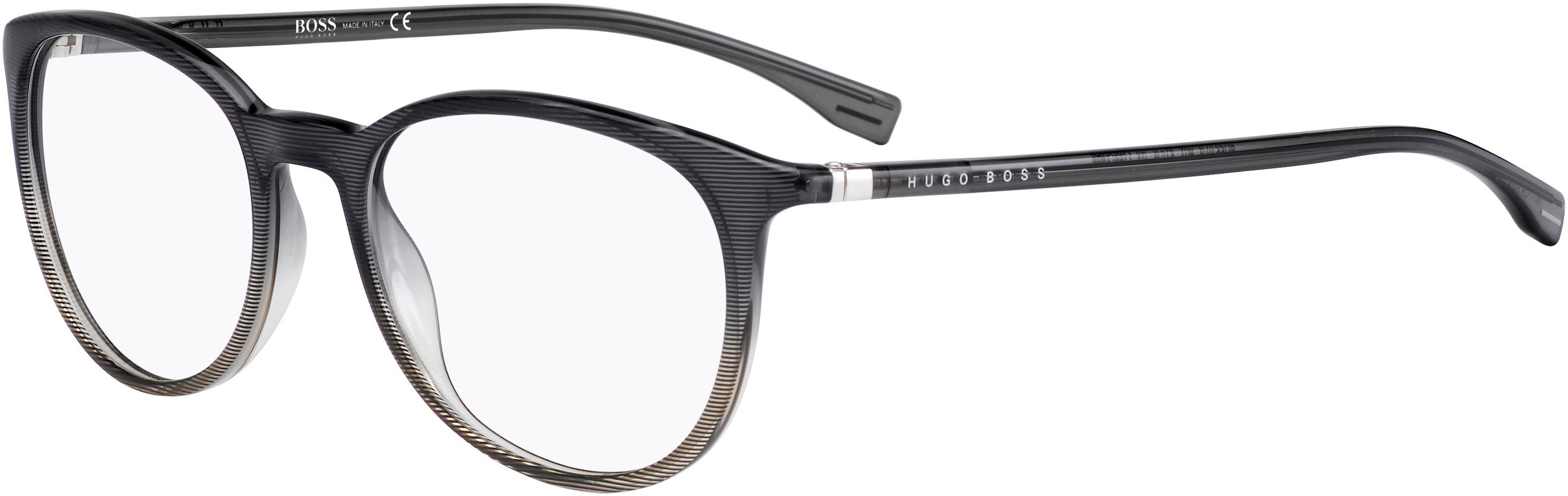 Boss (hub) Boss 0714/N Oval Modified Eyeglasses 01UJ-01UJ  Cmf Light Gray (00 Demo Lens)