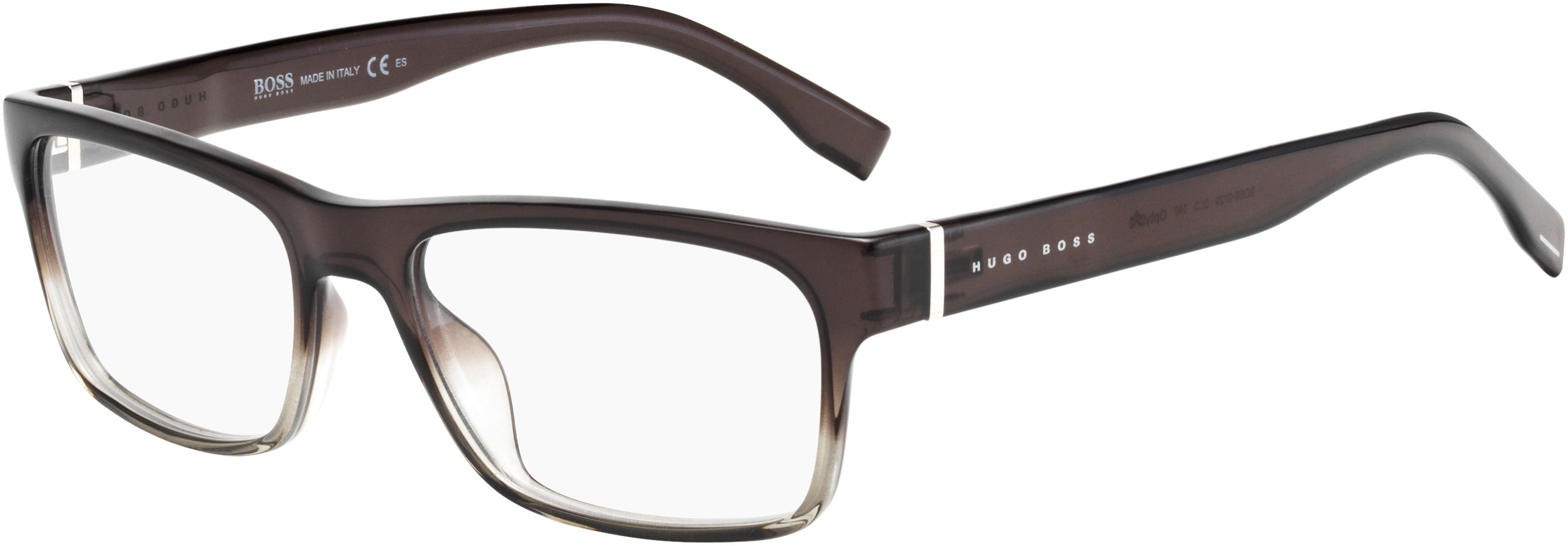 Boss (hub) Boss 0729 Rectangular Eyeglasses 009Q-009Q  Brown (00 Demo Lens)