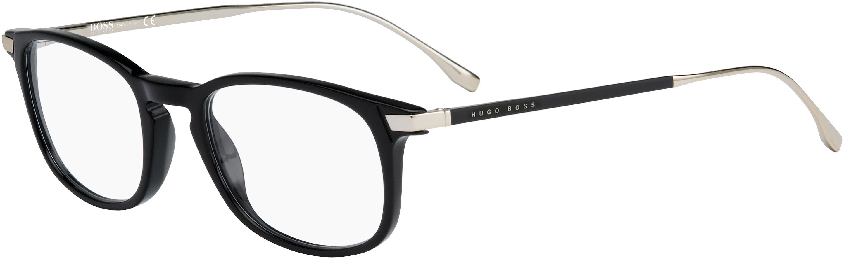 Boss (hub) Boss 0786 Rectangular Eyeglasses 0263-0263  Black Matte Black (00 Demo Lens)